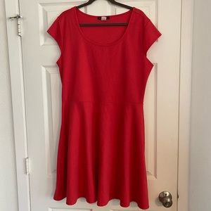 Red Skater Dress